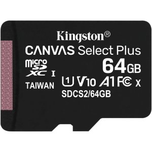 Card de memorie Kingston Select Plus MicroSD, 64GB, Class 10