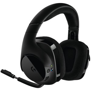Casti gaming Logitech G533, Wireless, DTS Surround 7.1, Negru