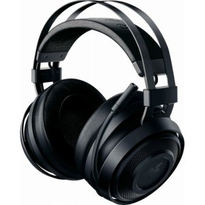 Casti gaming wireless Razer Nari Essential, surround THX, Negru