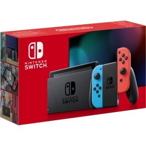Consola NINTENDO SWITCH (WITH NEON RED &amp; NEON BLUE JOY-CONS)
