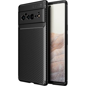 Husa Premium Antisoc model Carbon , compatibila cu Google Pixel