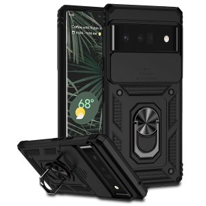 Husa telefon, Silicon, Compatibil cu Google Pixel 6 Pro, Negru
