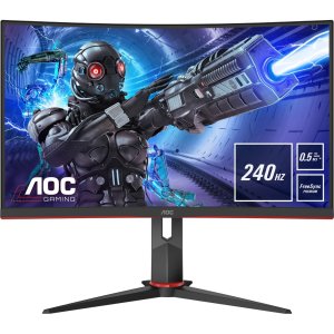 Monitor Gaming Curbat WLED VA AOC 27&quot; FHD 240Hz 1ms HDMI