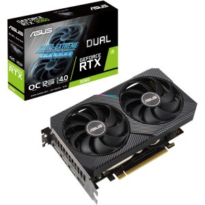 ASUS Dual GeForce® RTX™ 3060 OC V2, 12GB GDDR6, 192-bit