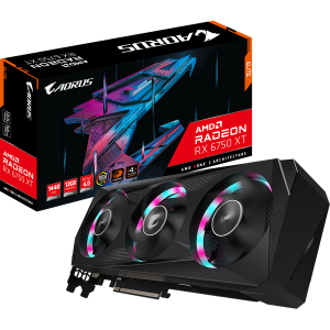 Placa video Gigabyte Aorus Radeon RX 6750 XT Elite 12G, 12288 MB GDDR6